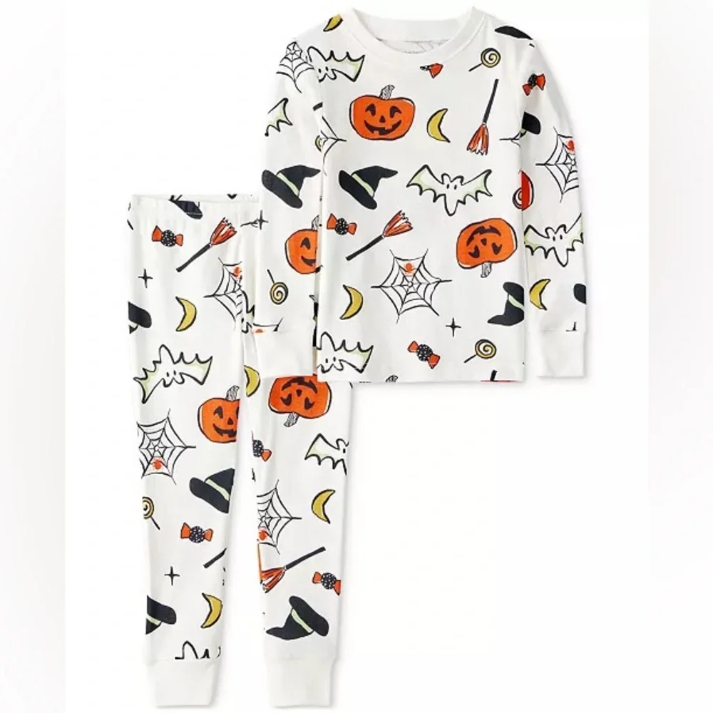 Carter’s Toddler 2 Piece Halloween Pajamas 100% Snug Fit Cotton Pajamas Size 2T